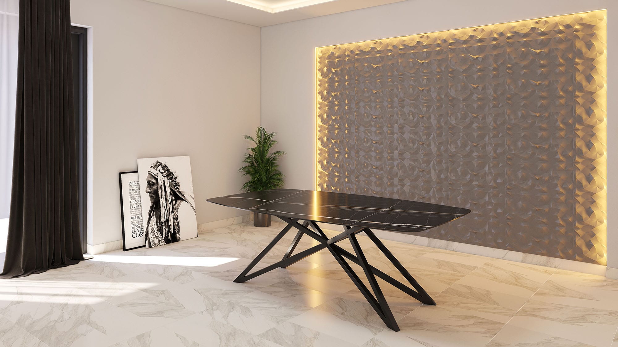 BLACK TABLES 02-LOW ΤΡΑΠΕΖΑΡΙΑ lUXURY - Image 1