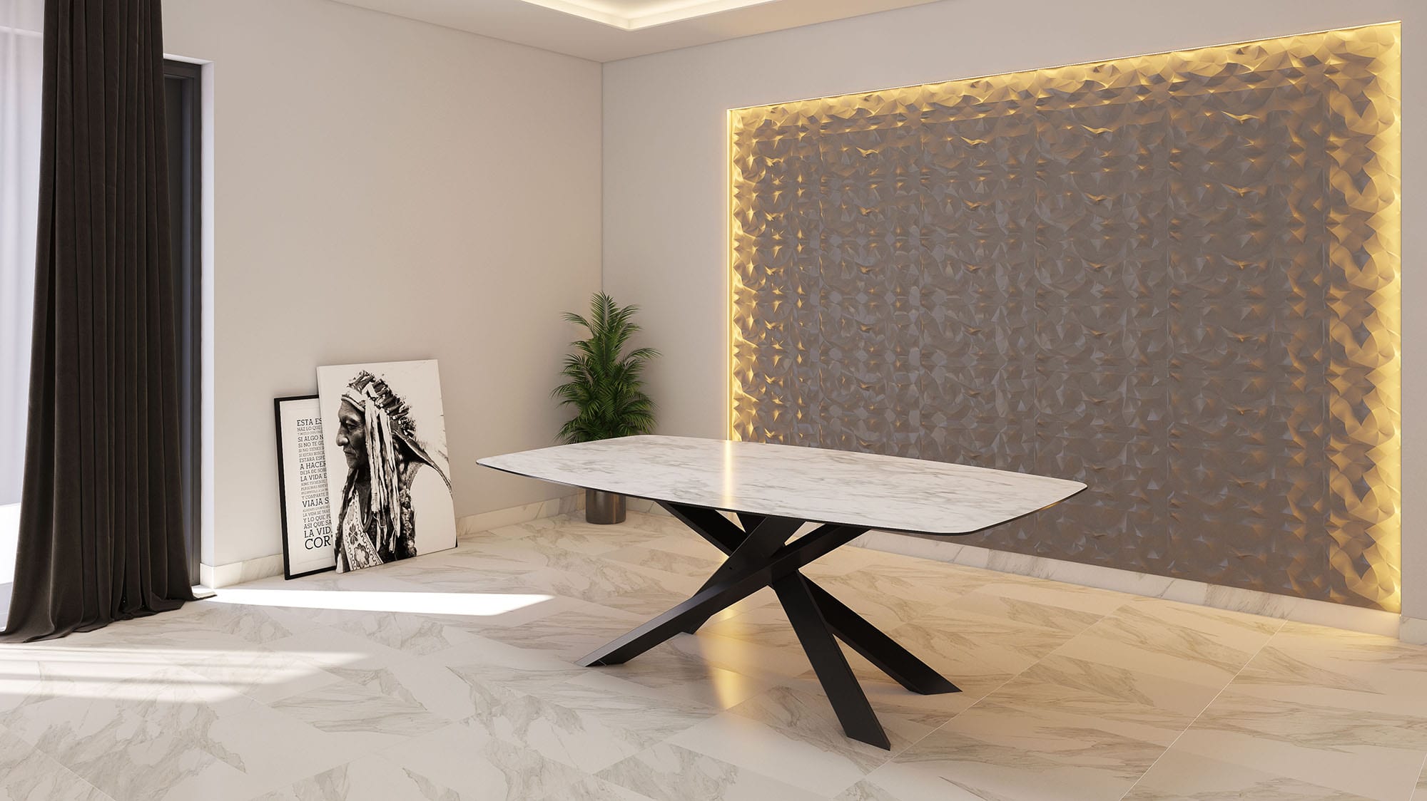 WHITE TABLES 01-LOW ΤΡΑΠΕΖΑΡΙΑ ROK - Image 1