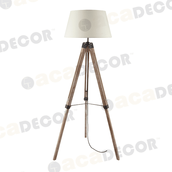 TF17701FΟΒΒ Φωτιστικό Δαπέδου Καφέ με Ύψος 144cm - Image 1